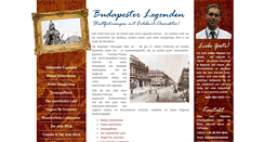 Desktop Screenshot of budapesterlegenden.com